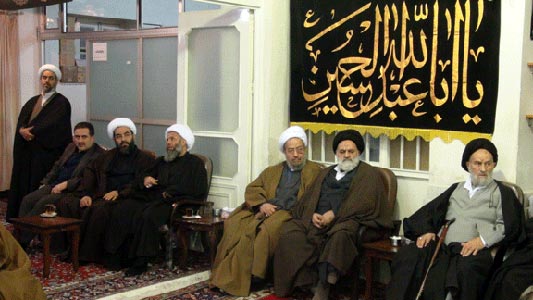 Mourning Ceremony in the Office of Late Grand Ayatollah Muhammad Fazel Lankarani (3th of Muharram1433)