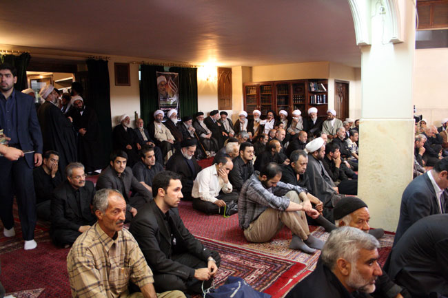 اولين سالگرد ارتحال مرجع فقيد آیت الله العظمي فاضل لنکرانی(ره) در مسجد همت تجريش تهران