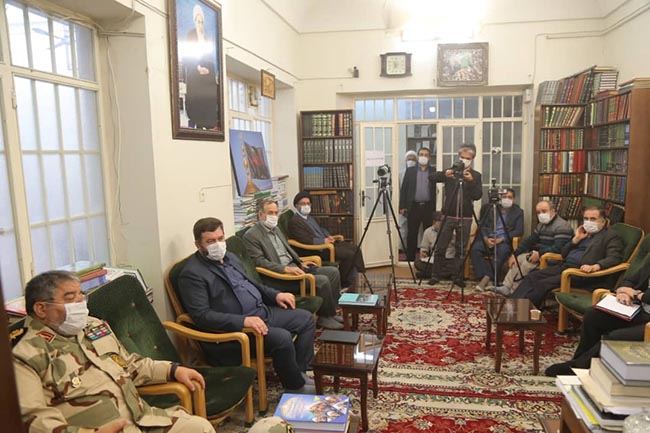 دیدار سردار جلالی رئیس سازمان پدافند غیر عامل کشور با معظم له