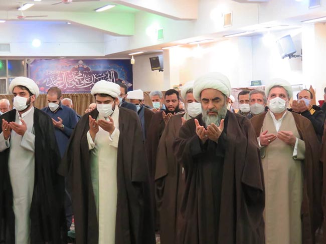 سخنرانی در جشن میلاد حضرت زهرا(س) و عمامه گذاری 10 نفر  از طلاب مدرسه علمیه احمدیه نارمک تهران