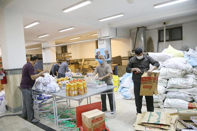 اهدای ۱۵۰۰۰ سبد موادغذایی توسط دفتر آیت الله العظمی فاضل لنکرانی در ماه مبارک رمضان