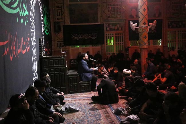 مراسم شب قدر(شب 21) در تکیه آسد حسن توسط آیت الله فاضل لنکرانی