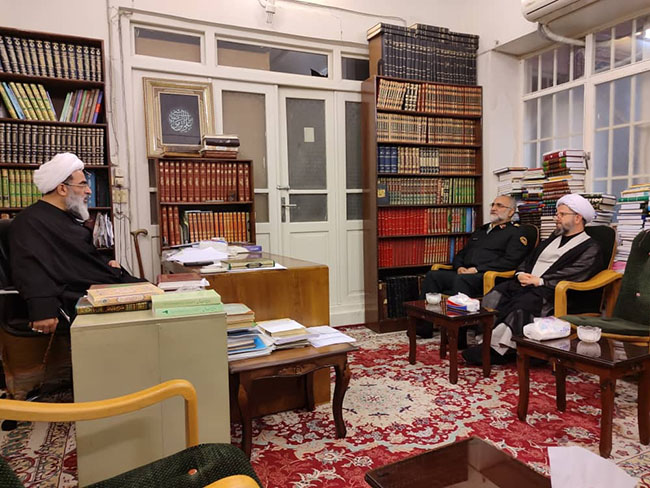 دیدار سردار سرتیپ محمدرضا میرحیدری فرمانده انتظامی استان قم