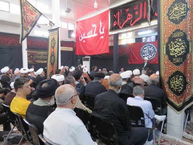 مراسم روضه هفتگی دفتر