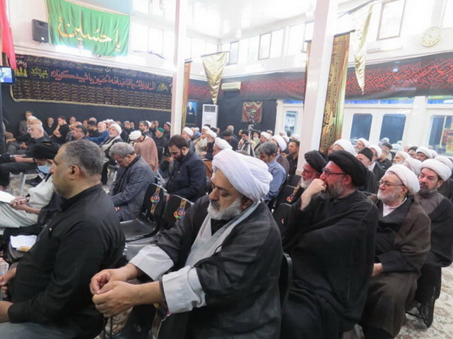 مراسم روضه هفتگی دفتر