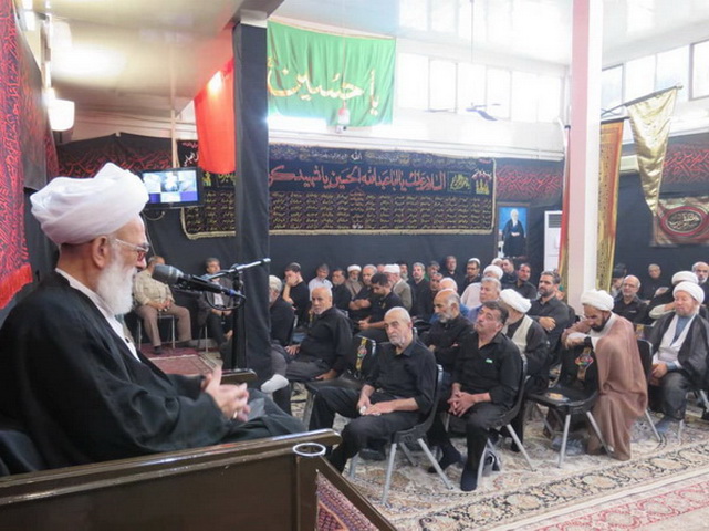 مراسم روضه هفتگی دفتر