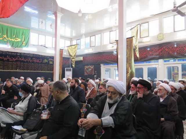 مراسم روضه هفتگی دفتر