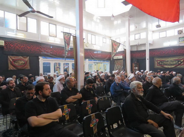 مراسم روضه هفتگی دفتر