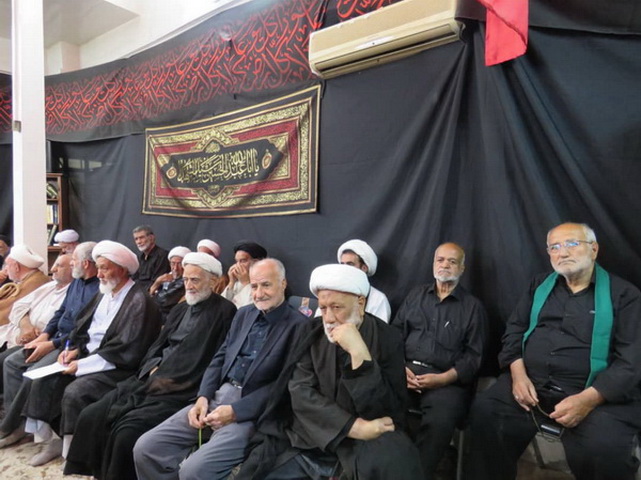 مراسم روضه هفتگی دفتر