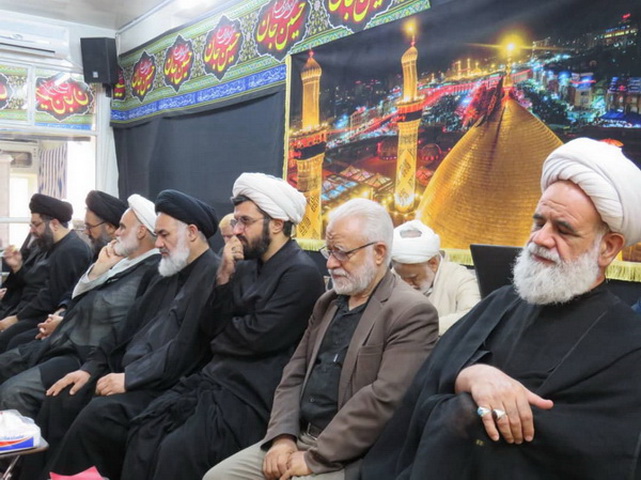 مراسم روضه هفتگی دفتر