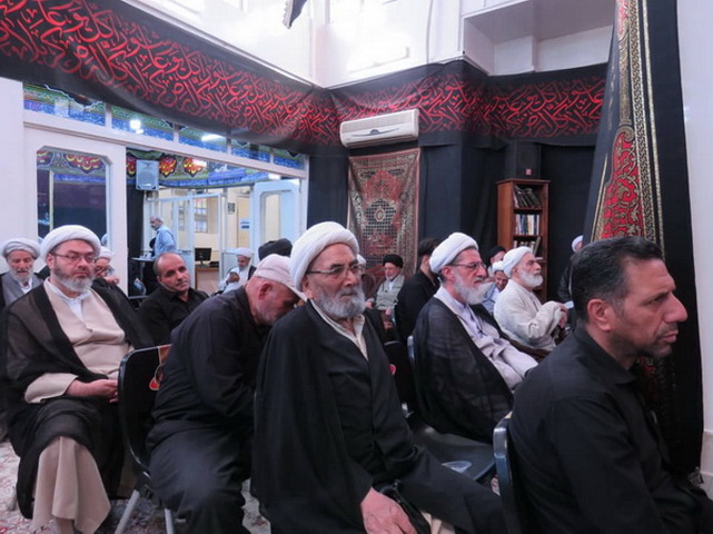 مراسم روضه هفتگی دفتر