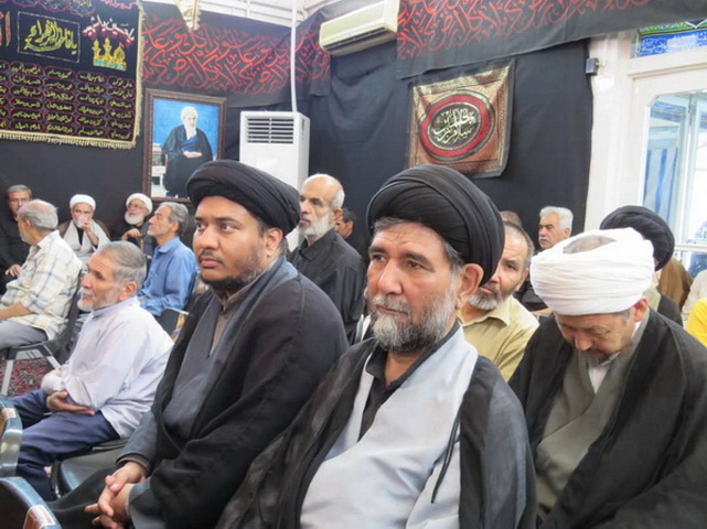 مراسم روضه هفتگی دفتر