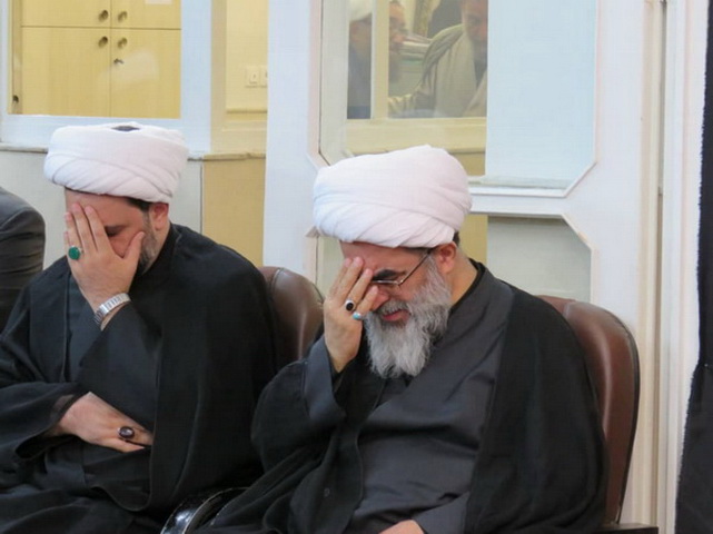 مراسم سالروز شهادت امام سجاد(ع) در حسینیه دفتر مرحوم آیت الله العظمی فاضل لنکرانی