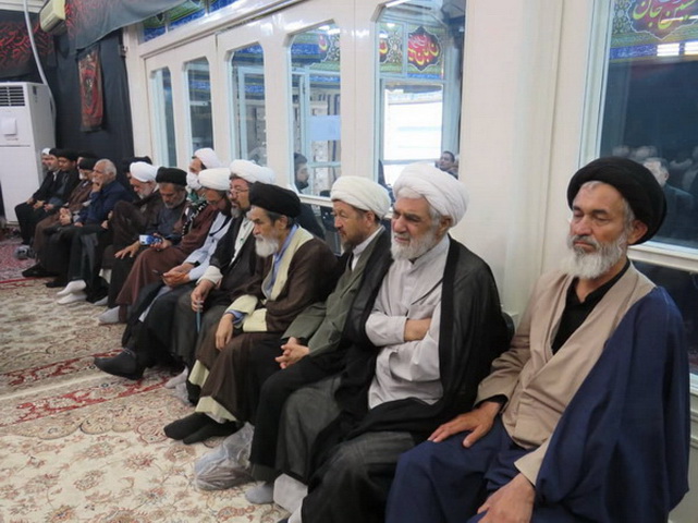 مراسم سالروز شهادت امام سجاد(ع) در حسینیه دفتر مرحوم آیت الله العظمی فاضل لنکرانی