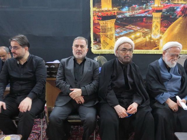 مراسم سالروز شهادت امام سجاد(ع) در حسینیه دفتر مرحوم آیت الله العظمی فاضل لنکرانی