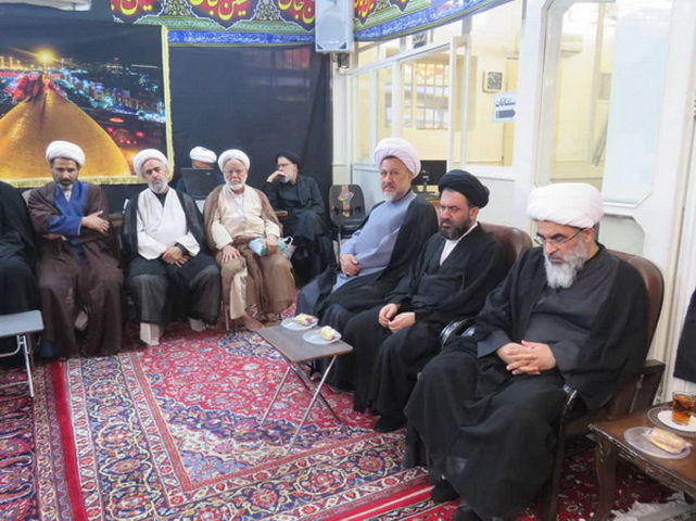 مراسم سالروز شهادت امام سجاد(ع) در حسینیه دفتر مرحوم آیت الله العظمی فاضل لنکرانی