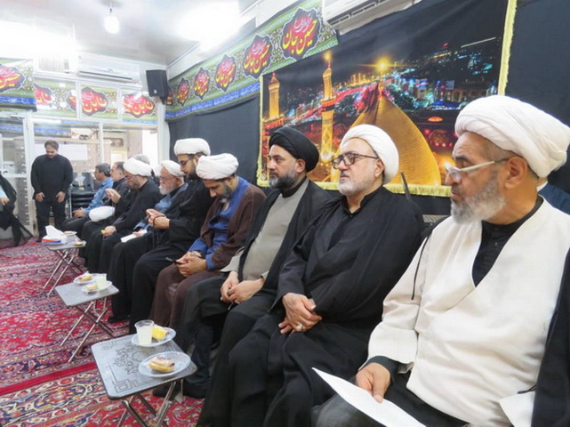 مراسم سالروز شهادت امام سجاد(ع) در حسینیه دفتر مرحوم آیت الله العظمی فاضل لنکرانی