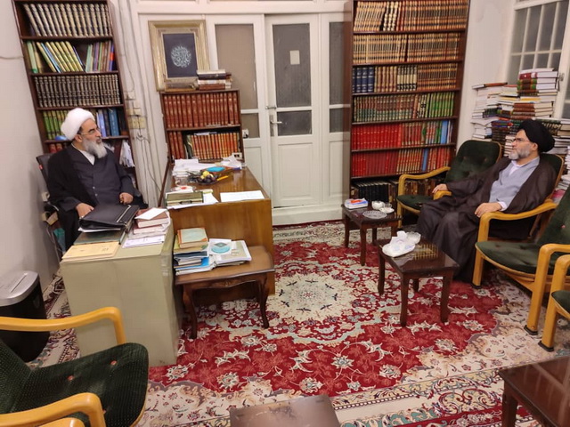 دیدار حجت‌الاسلام والمسلمین حسینی مدیر جامعه المصطفی در هندوستان