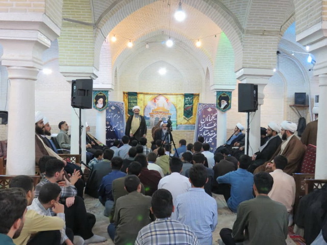 مراسم جشن ولادت پیامبر خدا(ص) و امام صادق(ع) و افتتاحیه دروس سال جدید مدرسه امام صادق(ع) قم