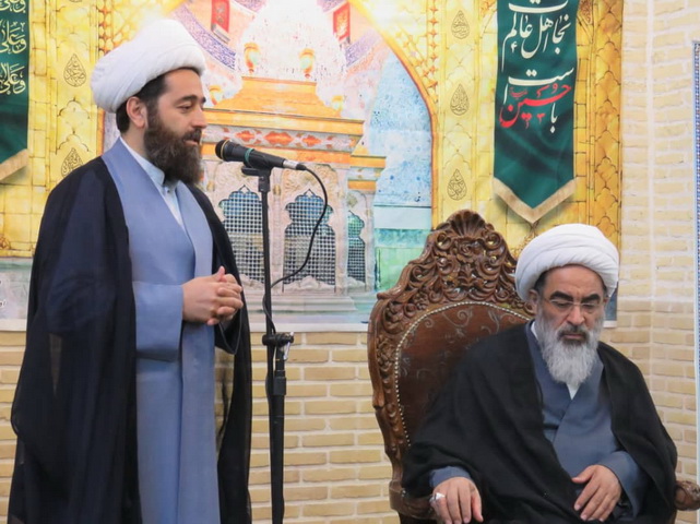 مراسم جشن ولادت پیامبر خدا(ص) و امام صادق(ع) و افتتاحیه دروس سال جدید مدرسه امام صادق(ع) قم