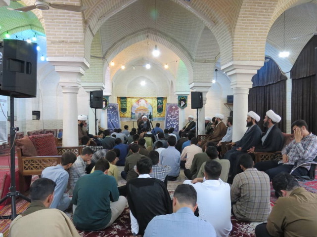 مراسم جشن ولادت پیامبر خدا(ص) و امام صادق(ع) و افتتاحیه دروس سال جدید مدرسه امام صادق(ع) قم