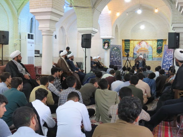 مراسم جشن ولادت پیامبر خدا(ص) و امام صادق(ع) و افتتاحیه دروس سال جدید مدرسه امام صادق(ع) قم