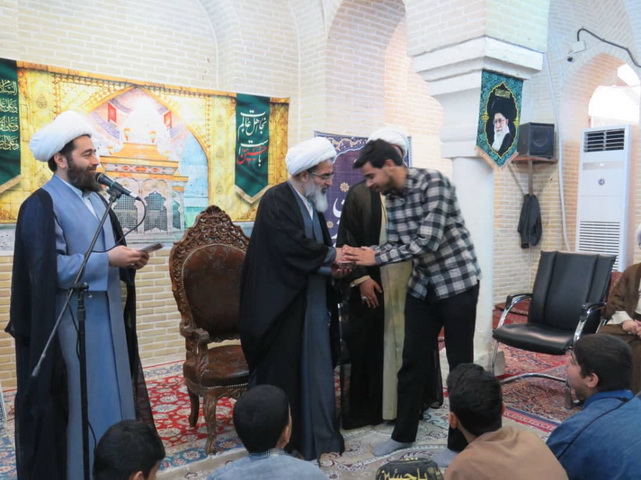 مراسم جشن ولادت پیامبر خدا(ص) و امام صادق(ع) و افتتاحیه دروس سال جدید مدرسه امام صادق(ع) قم