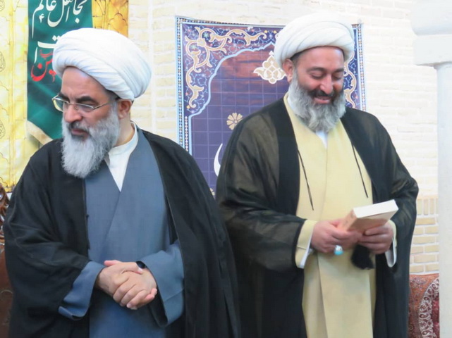 مراسم جشن ولادت پیامبر خدا(ص) و امام صادق(ع) و افتتاحیه دروس سال جدید مدرسه امام صادق(ع) قم