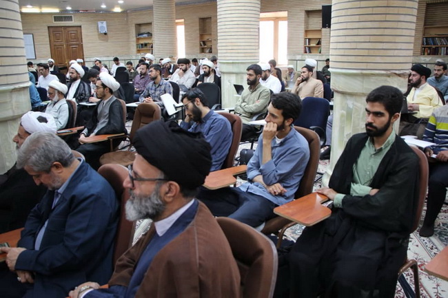 درس اخلاق حضرت آیت الله فاضل لنکرانی در جمع دانش پژوهان و اساتید مجتمع آموزشی پژوهشی ائمه اطهار(ع)