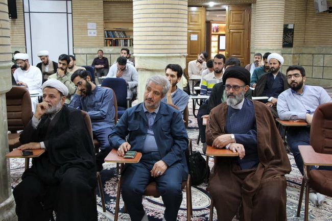 درس اخلاق حضرت آیت الله فاضل لنکرانی در جمع دانش پژوهان و اساتید مجتمع آموزشی پژوهشی ائمه اطهار(ع)