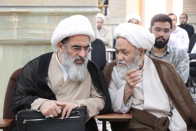 درس اخلاق حضرت آیت الله فاضل لنکرانی در جمع دانش پژوهان و اساتید مجتمع آموزشی پژوهشی ائمه اطهار(ع)