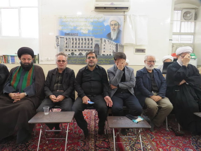 مراسم سوگواری رحلت حضرت فاطمه معصومه(سلام الله علیها) در دفتر