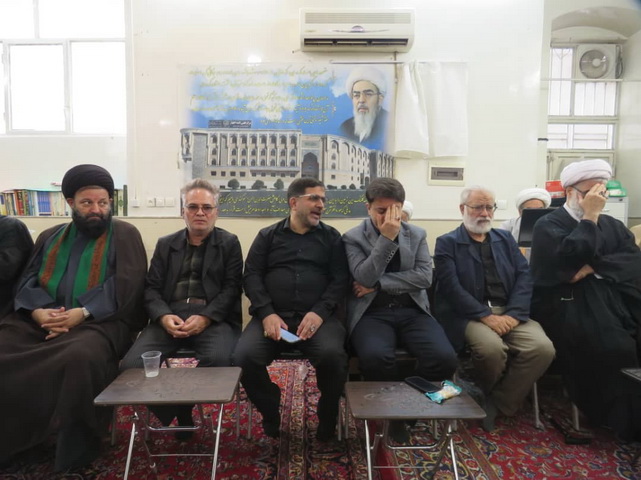 مراسم سوگواری رحلت حضرت فاطمه معصومه(سلام الله علیها) در دفتر