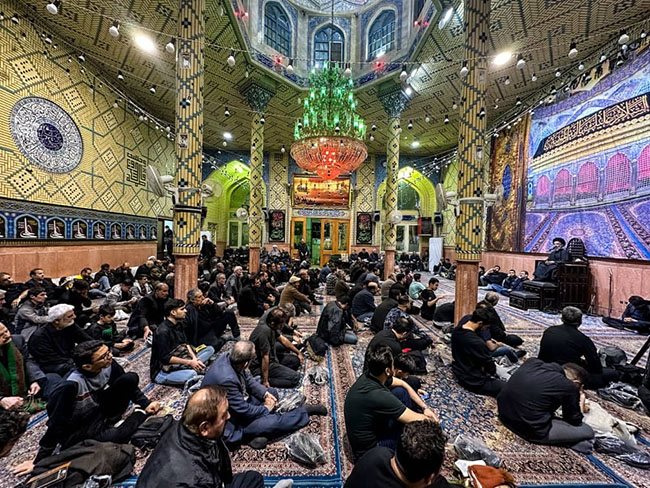مراسم إحیای شب ۲۳ ماه مبارک رمضان