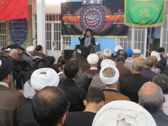 مراسم سوگواری رحلت حضرت فاطمه معصومه(سلام الله علیها) در دفتر