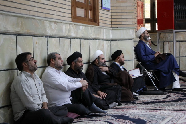 مراسم عزاداری وسوگواری وفات حضرت معصومه(س) در درس خارج اصول 