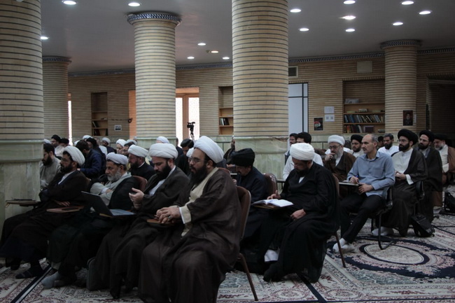 مراسم عزاداری وسوگواری وفات حضرت معصومه(س) در درس خارج اصول 