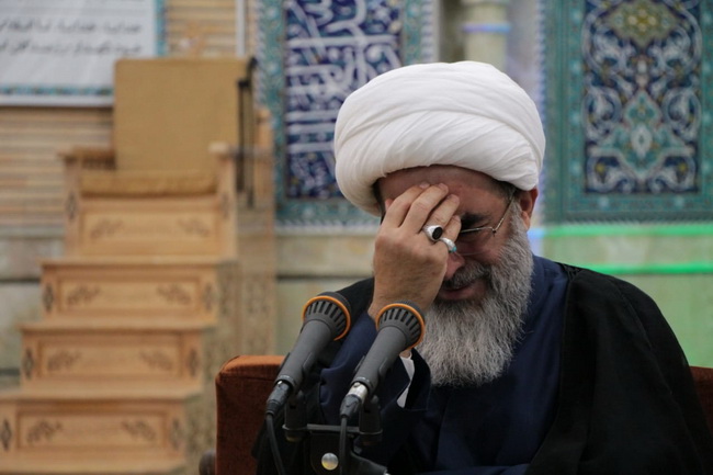 مراسم عزاداری وسوگواری وفات حضرت معصومه(س) در درس خارج اصول 