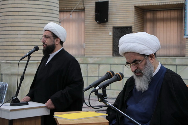 مراسم عزاداری وسوگواری وفات حضرت معصومه(س) در درس خارج اصول 