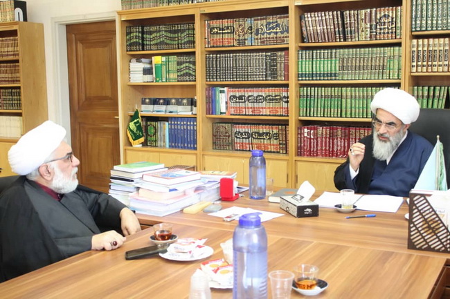 دیدار دو تن از علمای لبنان