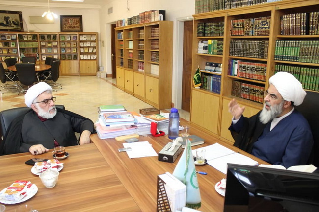 دیدار دو تن از علمای لبنان