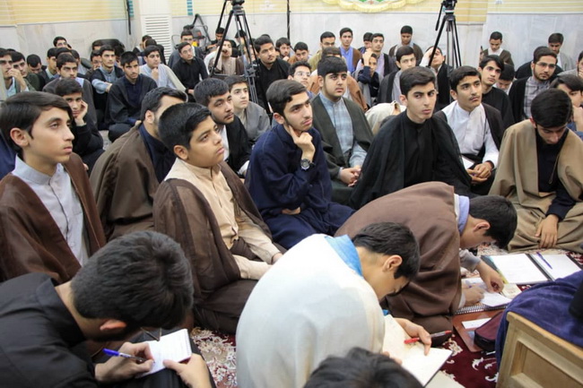 درس اخلاق مدرسه علمیه جهانگیر خان قم