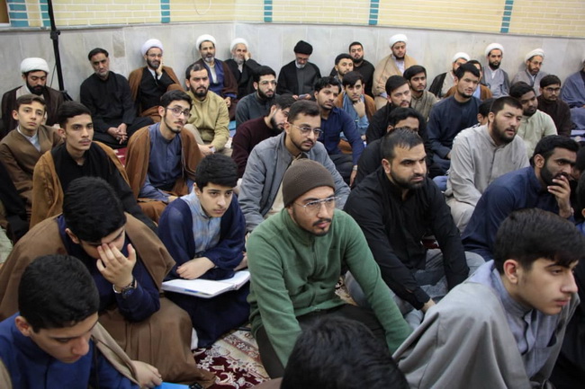 درس اخلاق مدرسه علمیه جهانگیر خان قم