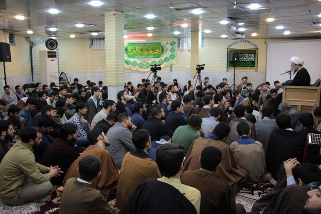 درس اخلاق مدرسه علمیه جهانگیر خان قم