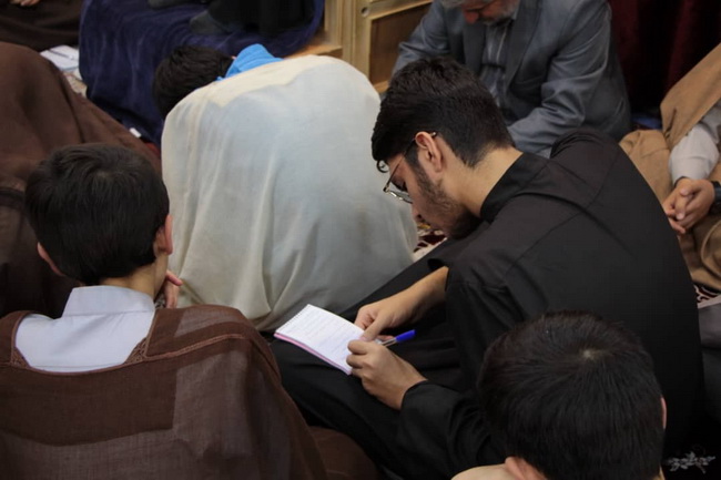 درس اخلاق مدرسه علمیه جهانگیر خان قم