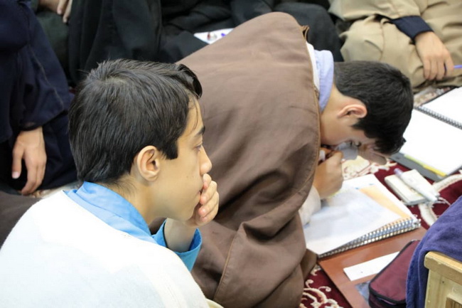 درس اخلاق مدرسه علمیه جهانگیر خان قم