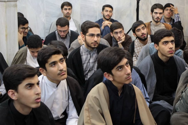 درس اخلاق مدرسه علمیه جهانگیر خان قم