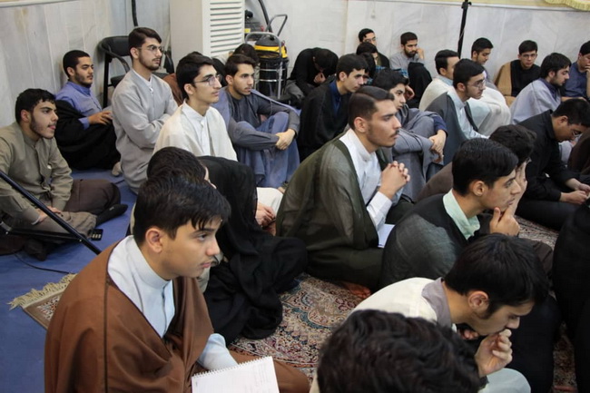 درس اخلاق مدرسه علمیه جهانگیر خان قم