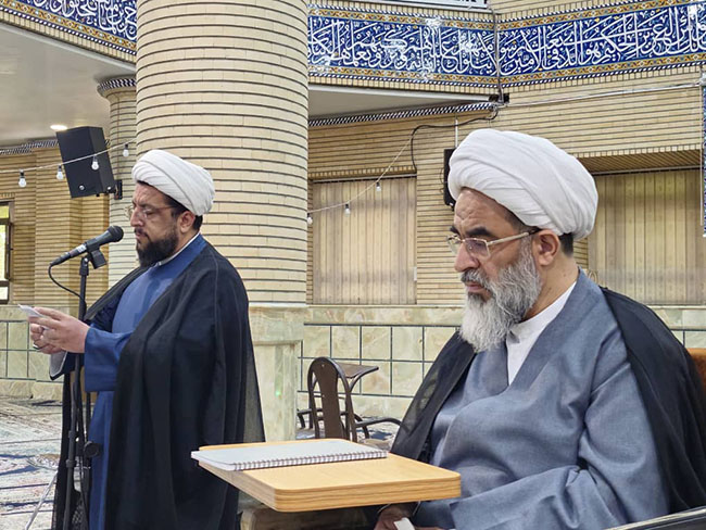 سوگواری سالروز شهادت حضرت حمزه(ع) و وفات عبدالعظیم حسنی(ع) در جلسه درس