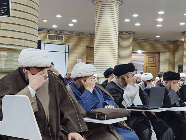 سوگواری سالروز شهادت حضرت حمزه(ع) و وفات عبدالعظیم حسنی(ع) در جلسه درس